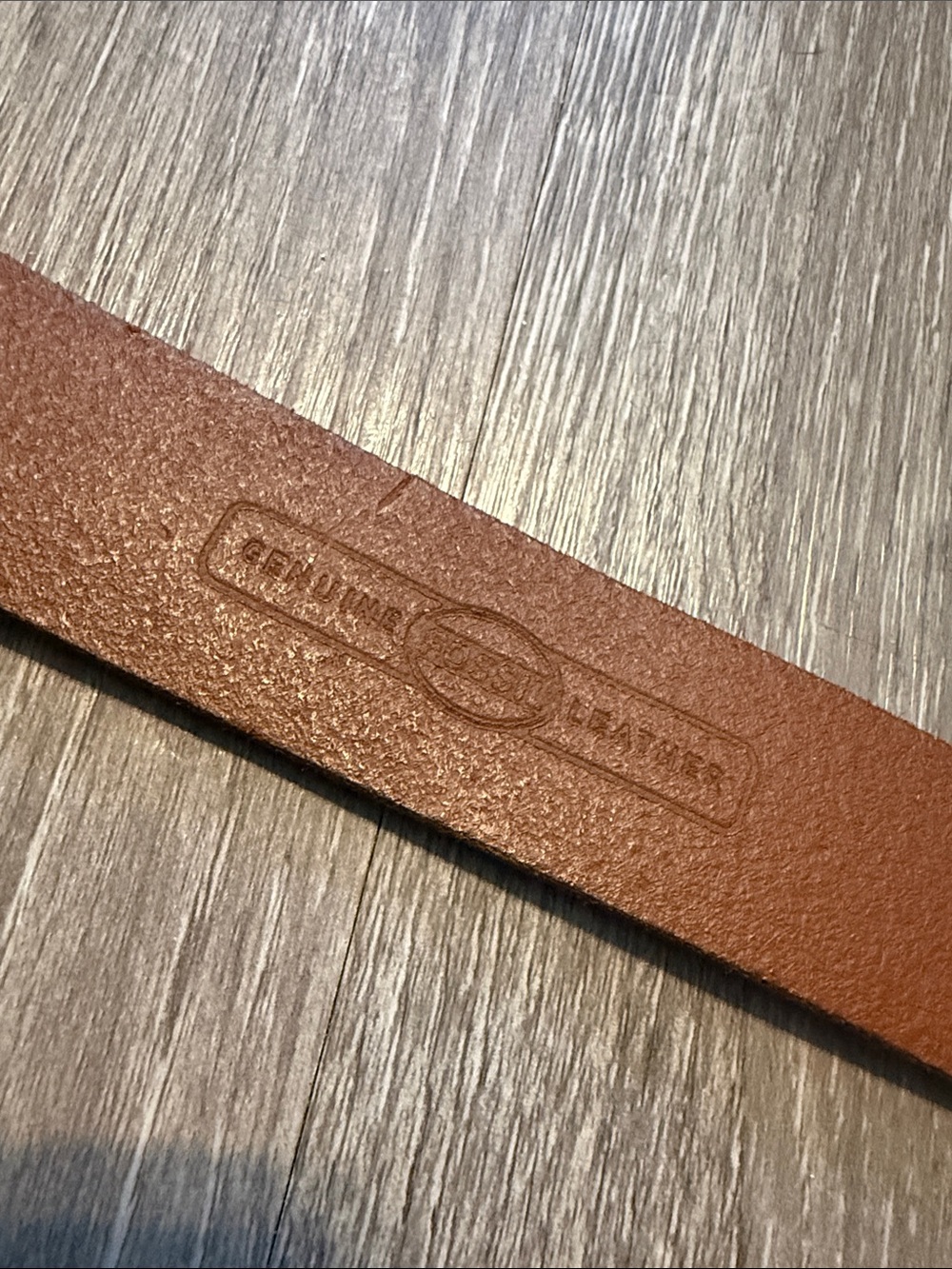 Fossil Men's Colorful Patchwork Leather Belt - Picture 3 of 5